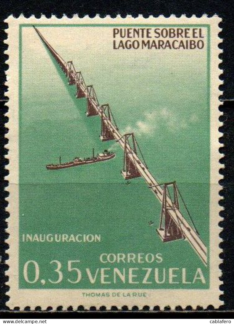 VENEZUELA - 1963 - INAUGURAZIONE DEL PONTE SUL LAGO MARACAIBO - MNH - Venezuela