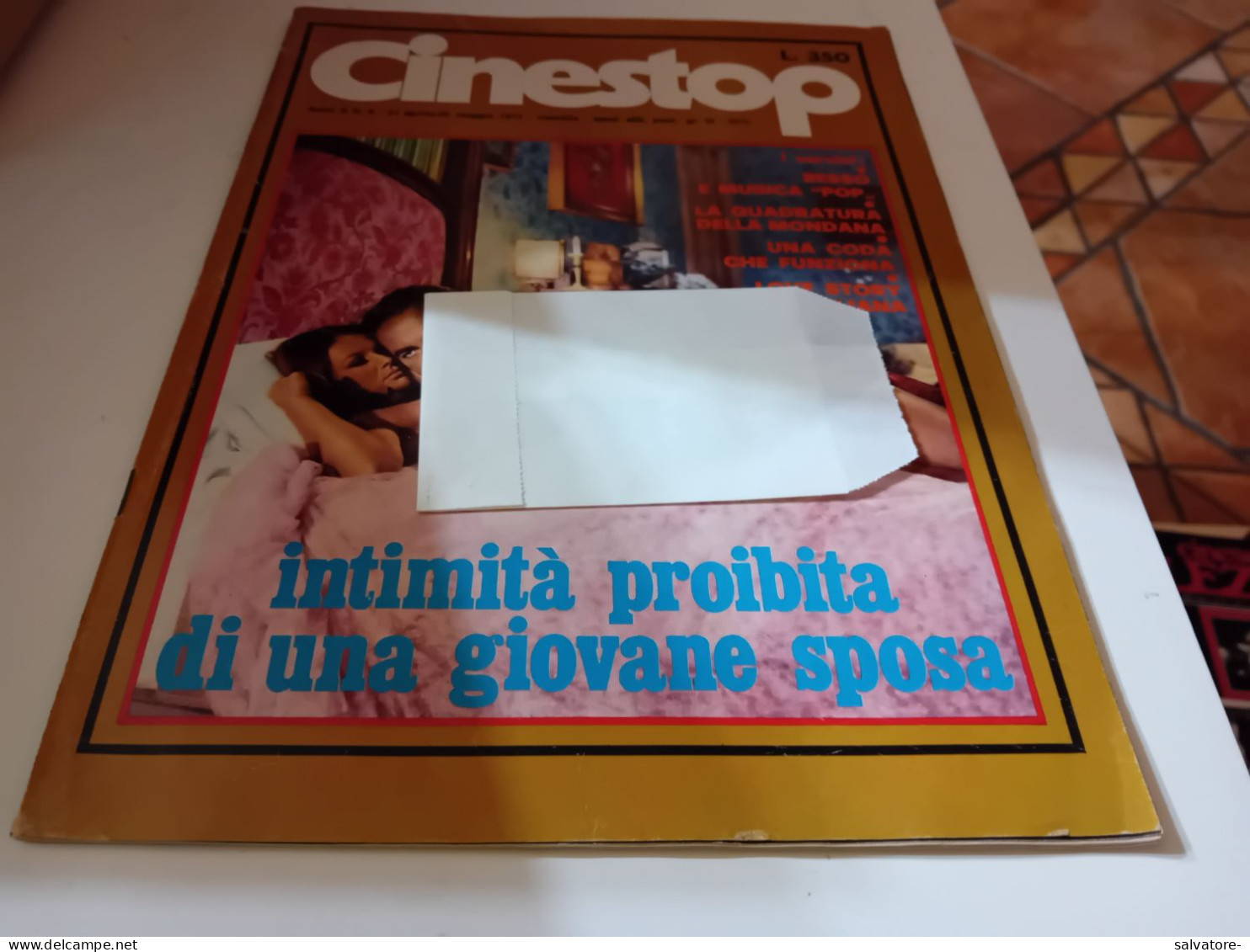 RIVISTA CINESTOP- ANNO 2- NUMERO 8- 1971 - Cinéma