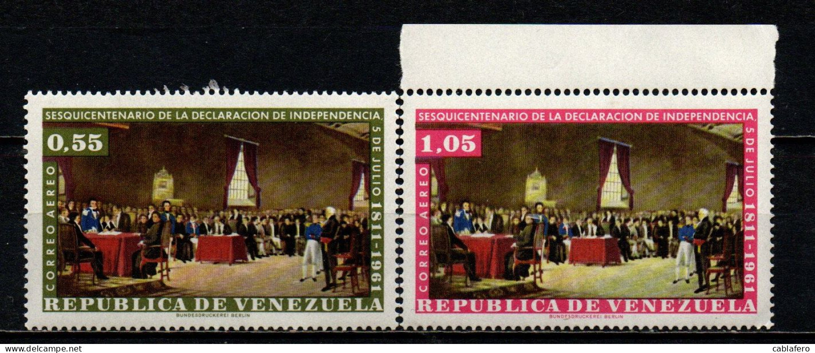 VENEZUELA - 1962 - 150th Anniv. Of The Venezuelan Declaration Of Independence - Signing Declaration Of Independence -MNH - Venezuela