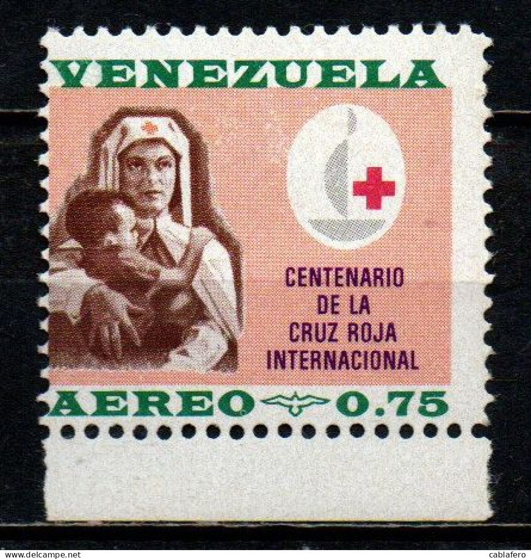 VENEZUELA - 1963 - Cent. Of The Intl. Red Cross - MNH - Venezuela