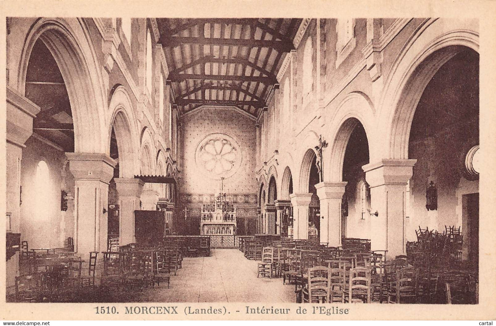 40 - MORCENX - Intérieur De L'Eglise - Morcenx