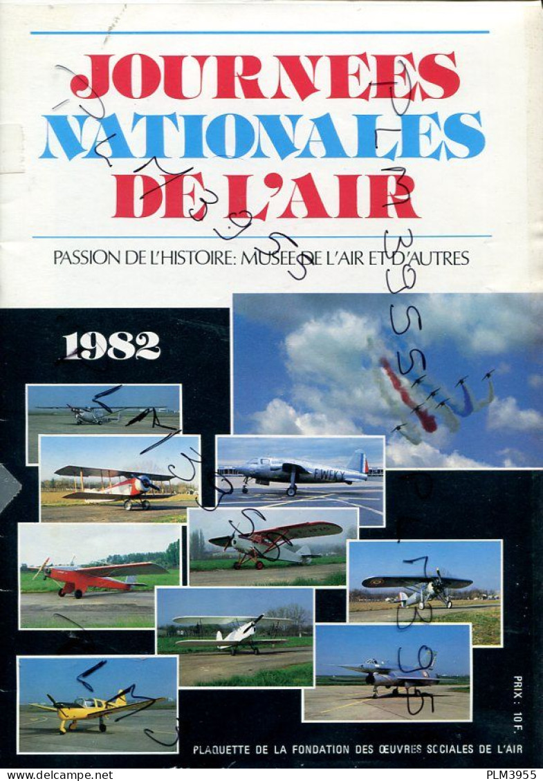 Revue JOURNEES NATIONALES DE L'AIR 1982  Passion De L'histoire - Aviation