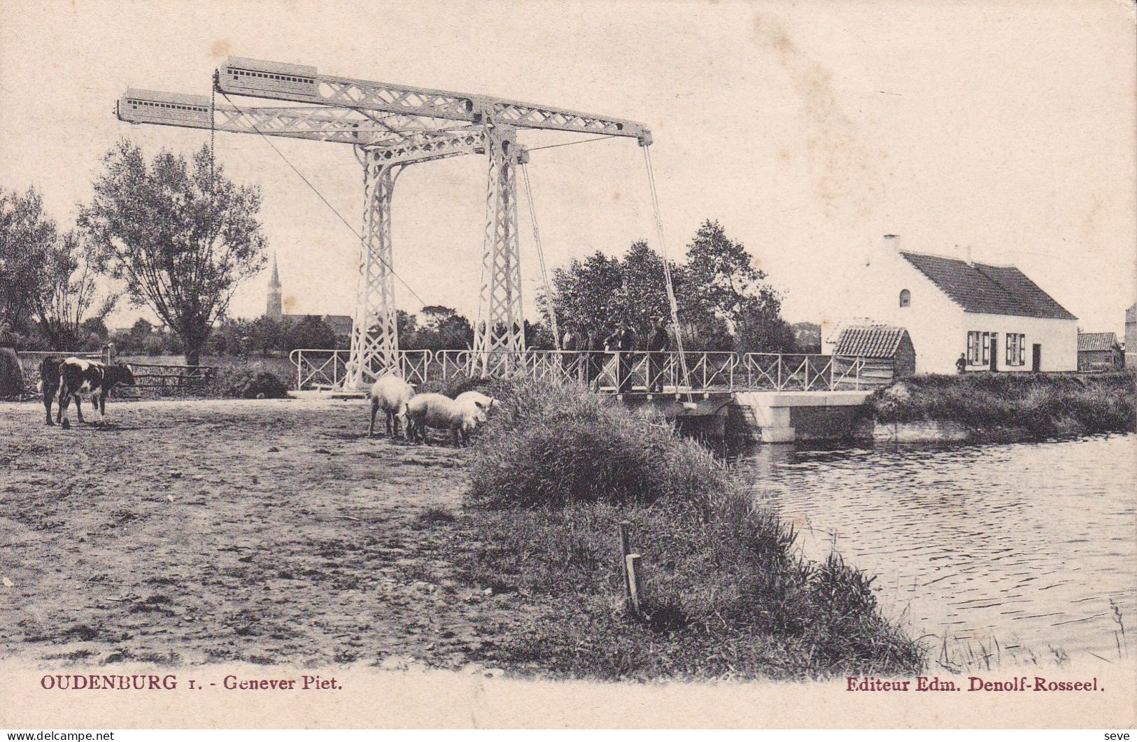 OUDENBURG  Genever Piet; Carte Non Voyage Dos Non Divisé - Oudenburg