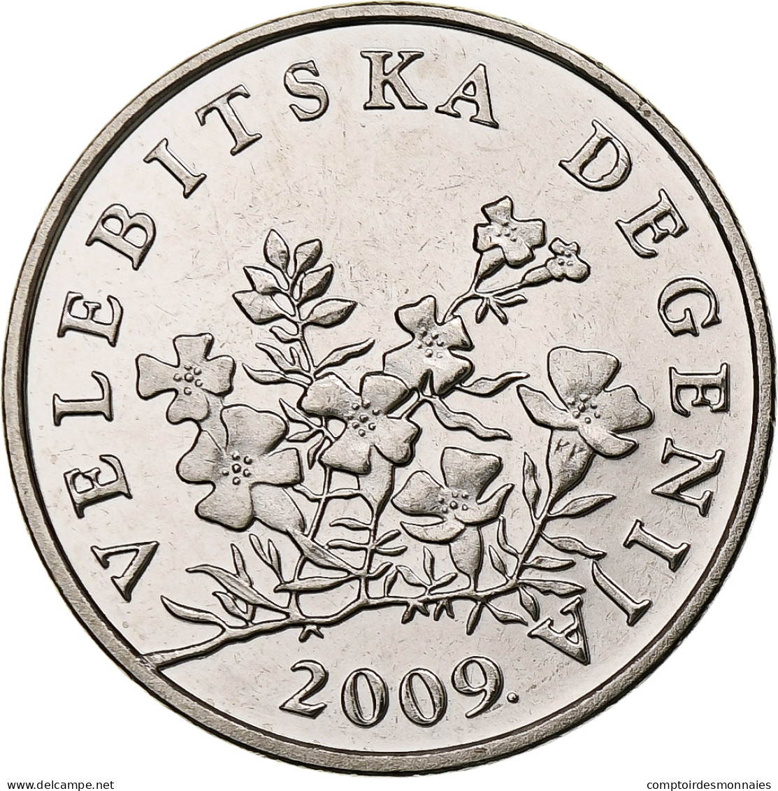 Croatie, 50 Lipa, 2009, Nickel Plaqué Acier, FDC, KM:8 - Kroatien