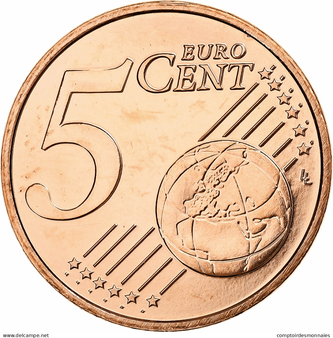 Slovénie, 5 Euro Cent, 2008, Cuivre Plaqué Acier, FDC, KM:70 - Slovénie