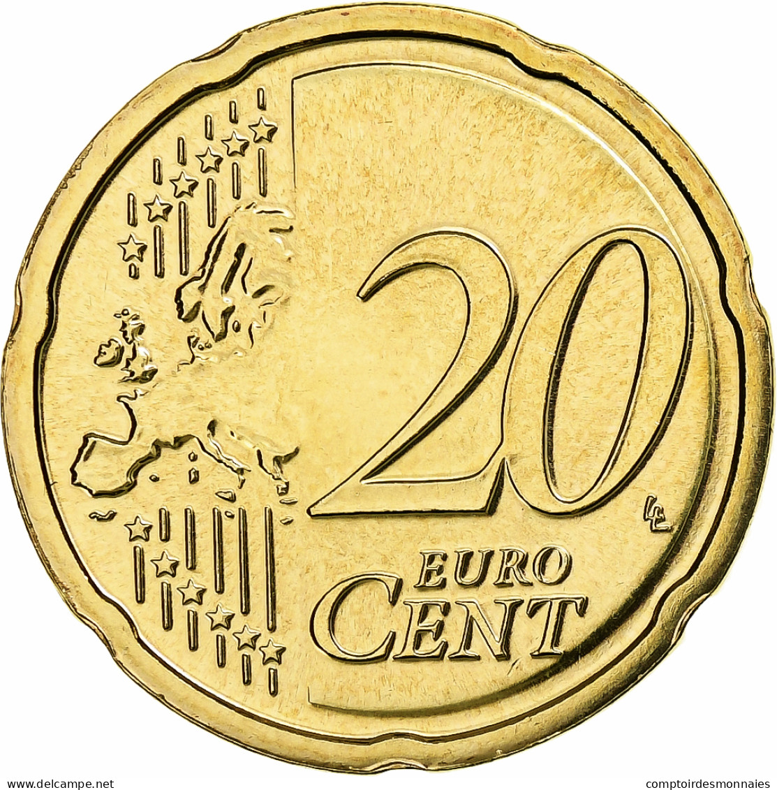 Slovénie, 20 Euro Cent, 2008, Laiton, FDC, KM:72 - Slovenia