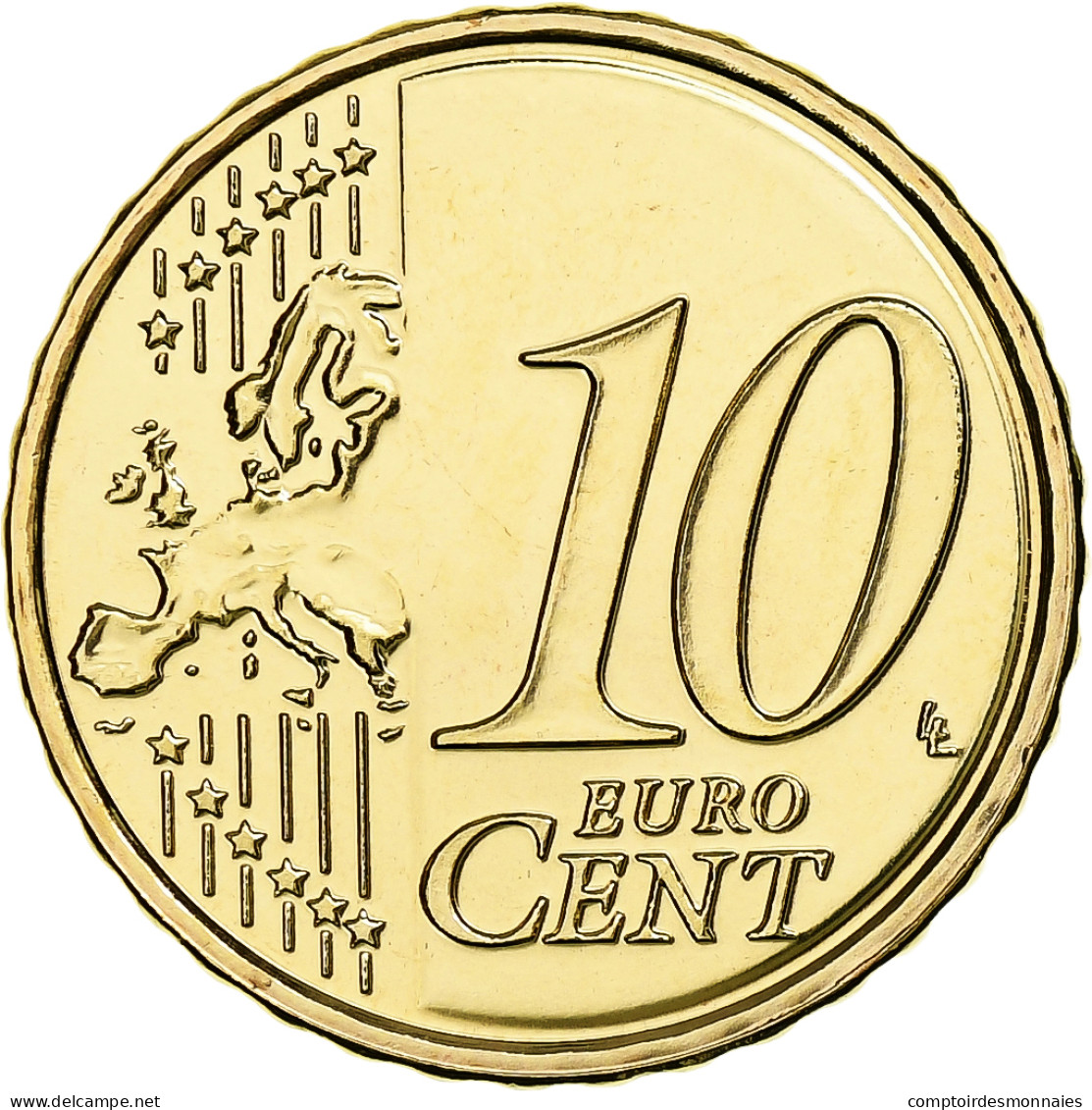 Slovénie, 10 Euro Cent, 2008, Laiton, FDC, KM:71 - Slovénie