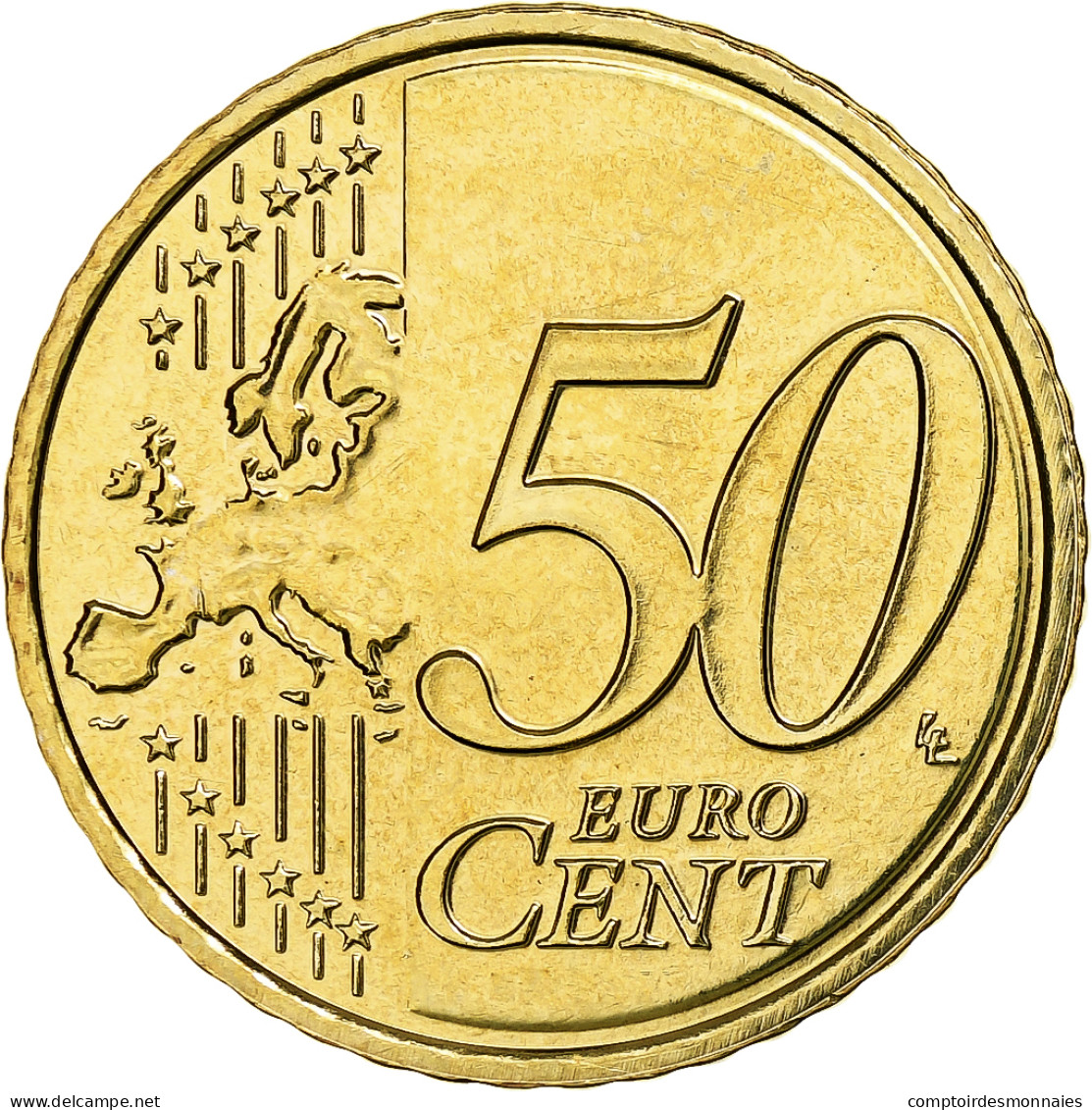 Slovénie, 50 Euro Cent, 2008, Laiton, FDC, KM:73 - Slovénie