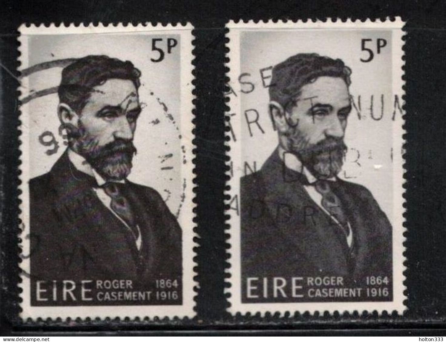 IRELAND Scott # 214 Used X 2 - Roger Casement - Usados