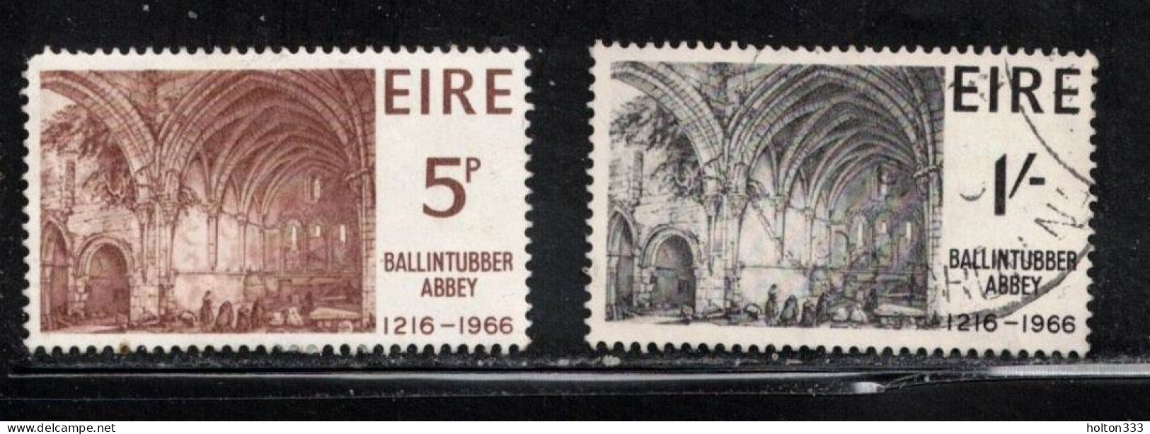 IRELAND Scott # 218-9 Used - Ballintubber Abbey A - Usati