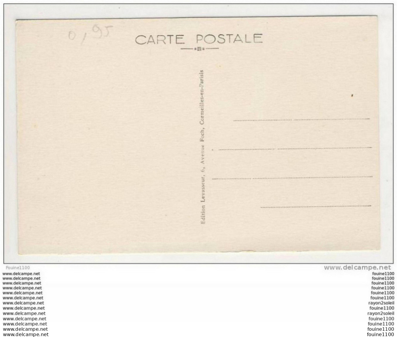 Carte  De  CORMEILLES EN PARISIS    ( Recto Verso ) - Cormeilles En Parisis