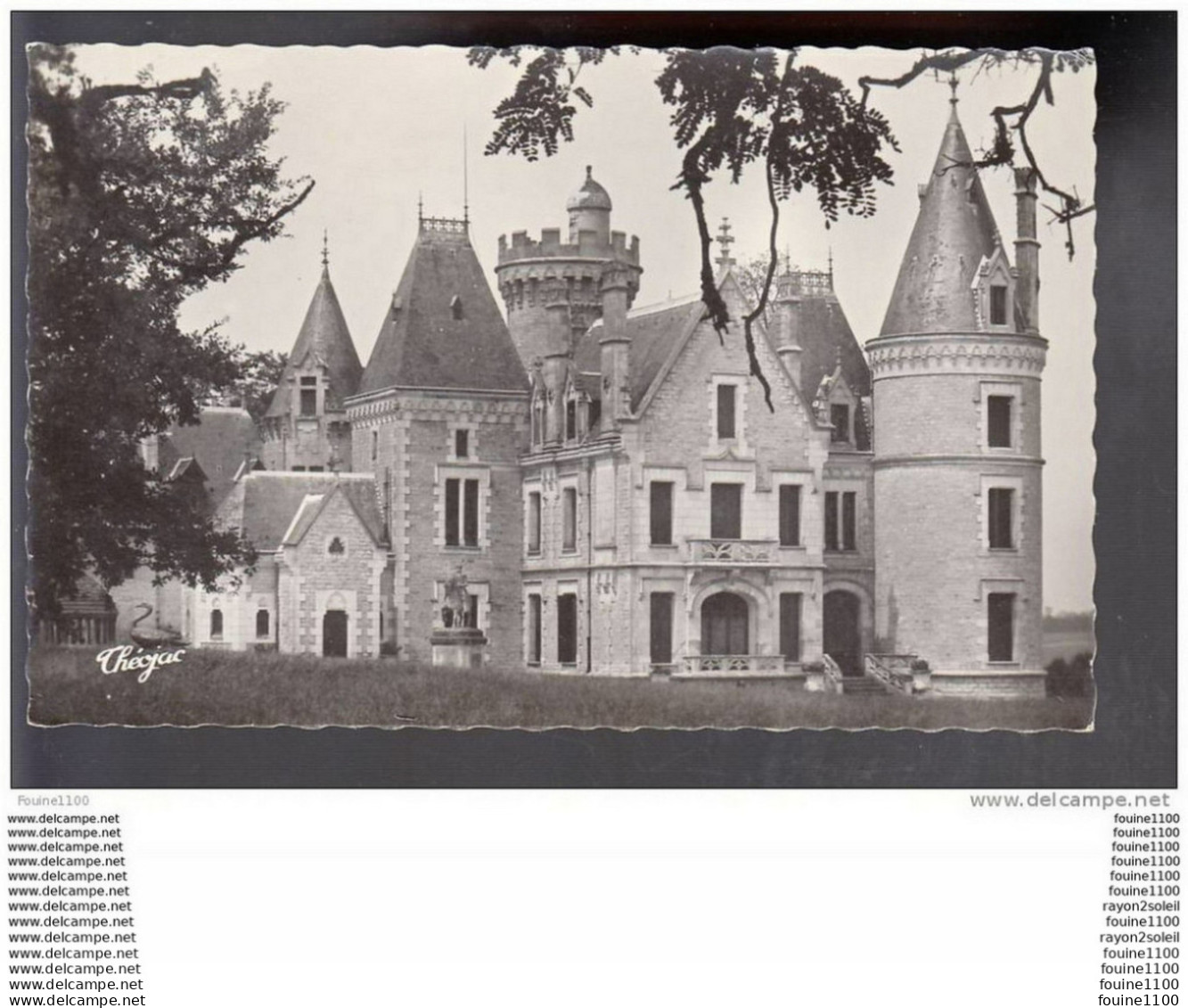 Carte De  SAUZE VAUSSAIS  Château De Londigny    ( Format C.P.A )( Recto Verso ) - Sauze Vaussais