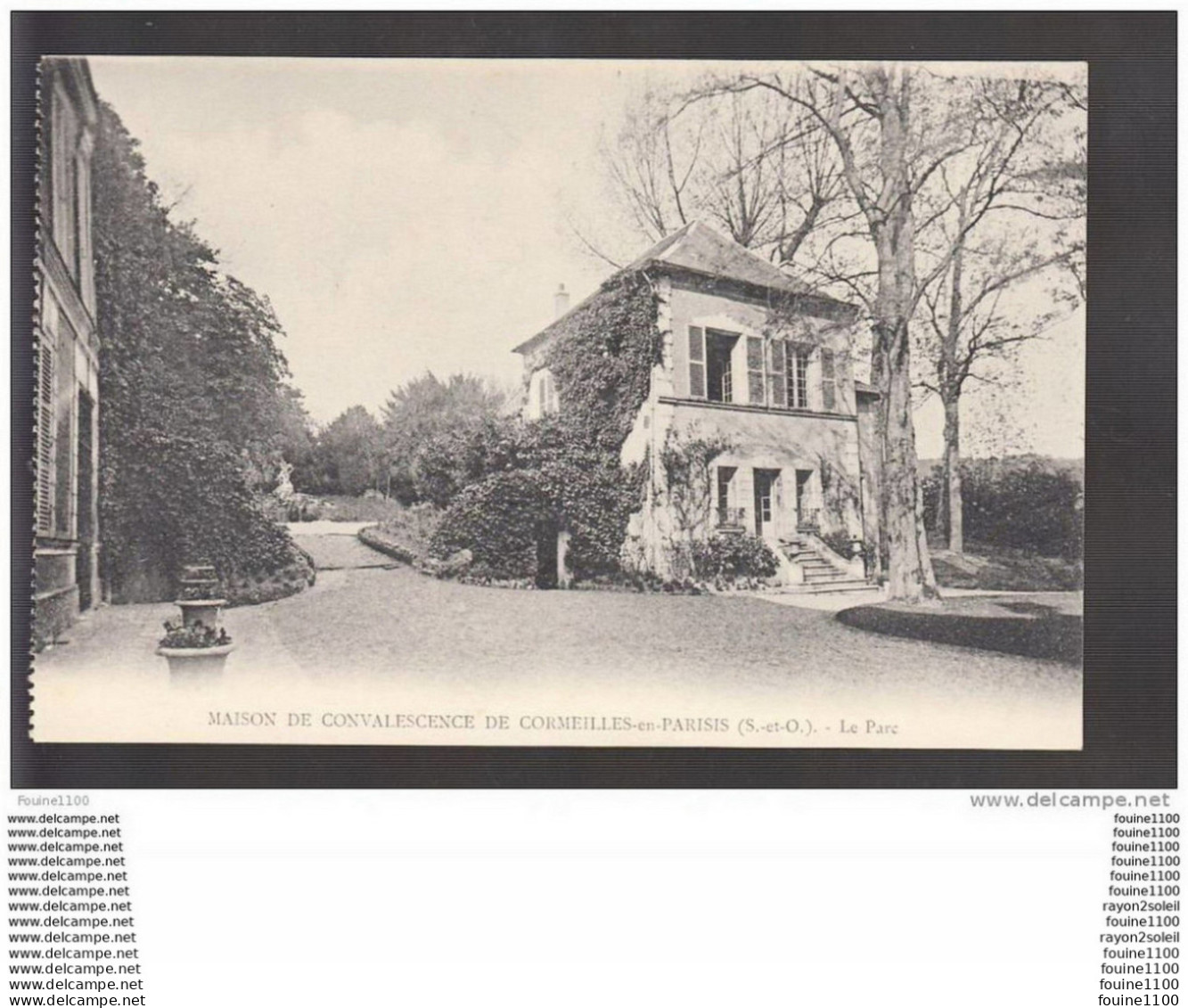 Carte De Cormeilles En Parisis Maison De Convalescence ( Recto Verso ) - Cormeilles En Parisis