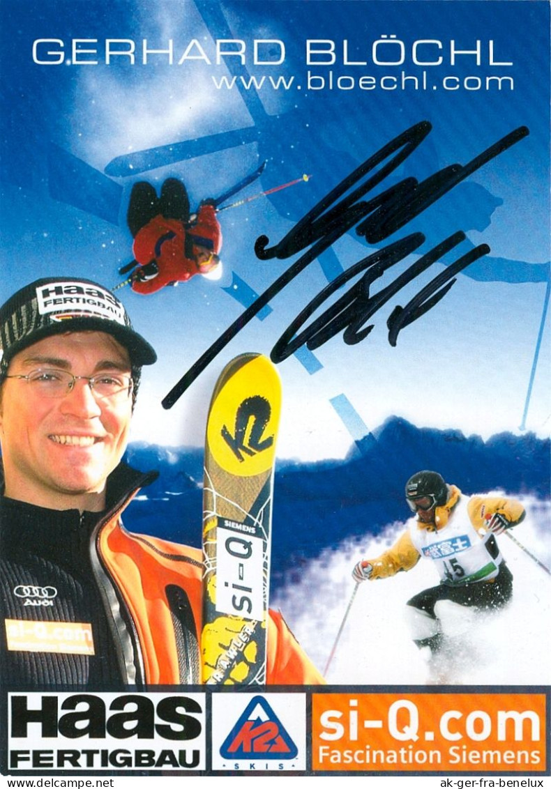 AK Freestyle Buckelpiste Moguls Gerhard Blöchl Mitterskirchen Eggenfelden Freestyler Olympionike Olympia 2006 Germany - Autographes