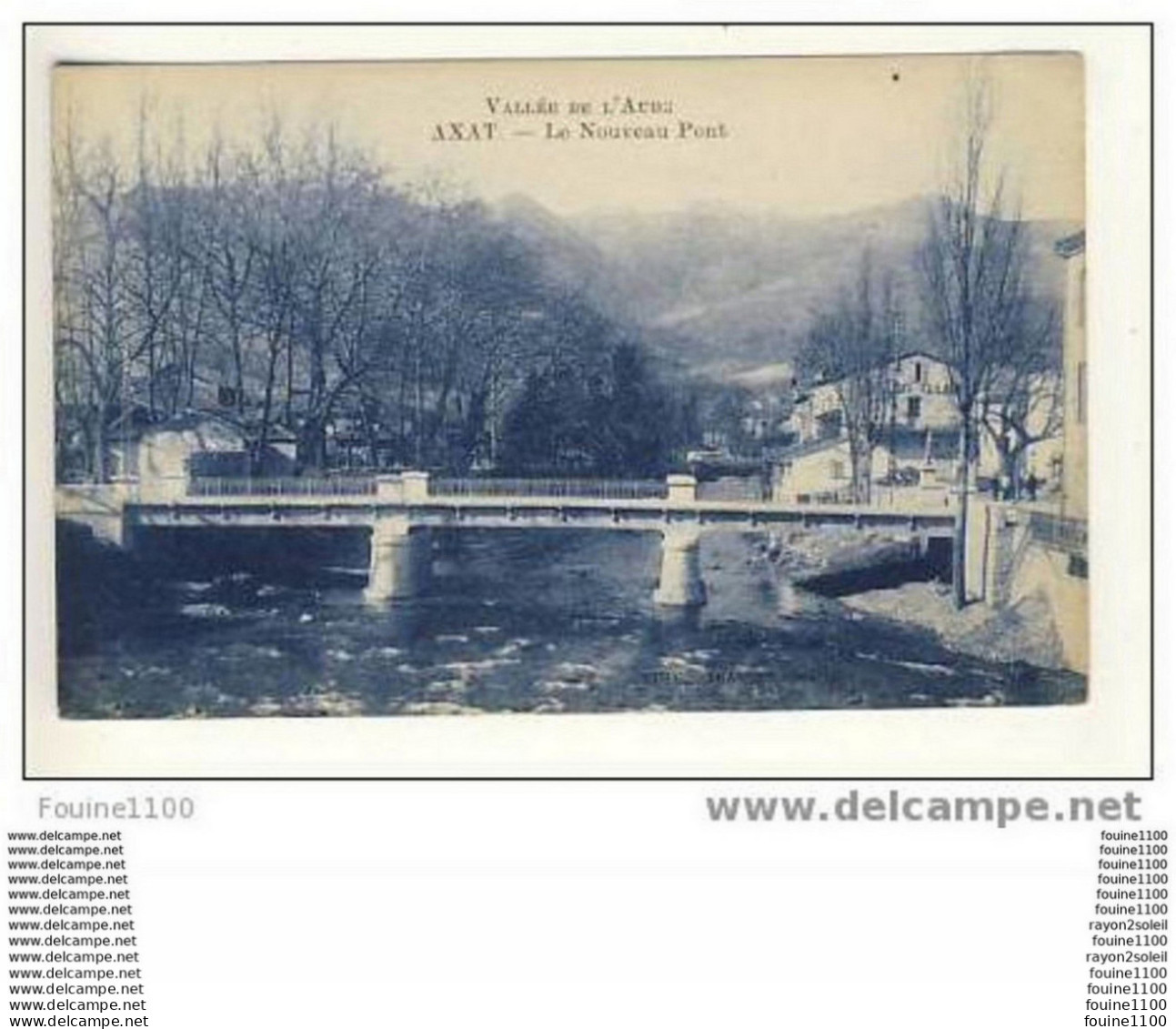 Carte De Axat  Le Nouveau Pont - Axat