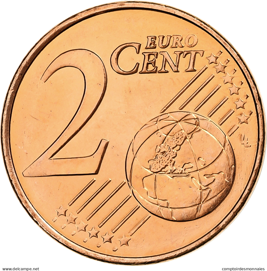 Grèce, 2 Euro Cent, 2008, Athènes, Cuivre Plaqué Acier, FDC, KM:182 - Griechenland