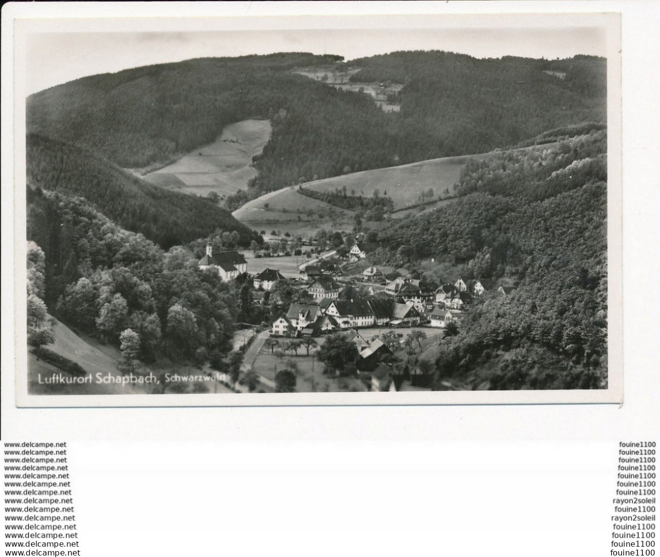 Carte De Luftkurort  Schapbach  ( Format C.P.A ) ( Recto Verso ) - Bad Rippoldsau - Schapbach