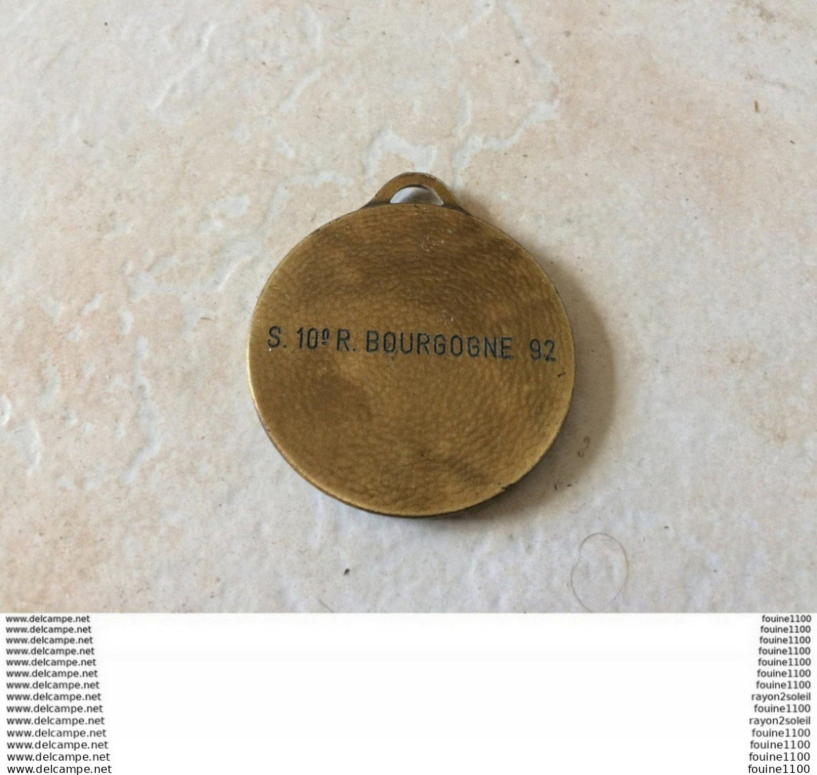 Médaille ( Majorette ) Signé Difo Lyon Au Dos Sélectif 10° R Bourgogne 1992 - Non Classés