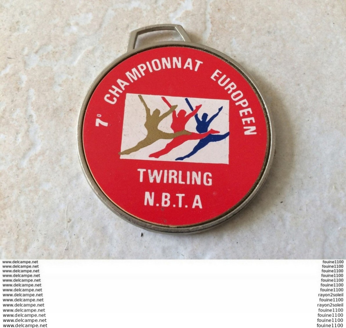 Médaille ( Majorette ) NBTA 7e Championnat Europeen Au Dos Palais Des Sports à LYON  18 19 Mai 1991 - Non Classés