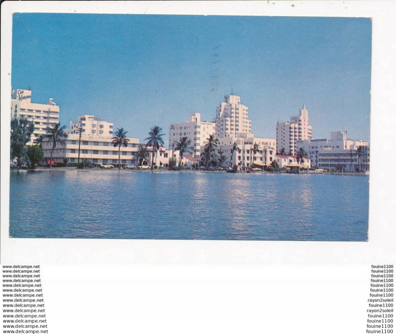 Carte De SKYSCRAPER HOTELS On Miami Beach At 41 St Street Florida   ( Format C.P.A )( Recto Verso ) - Miami Beach