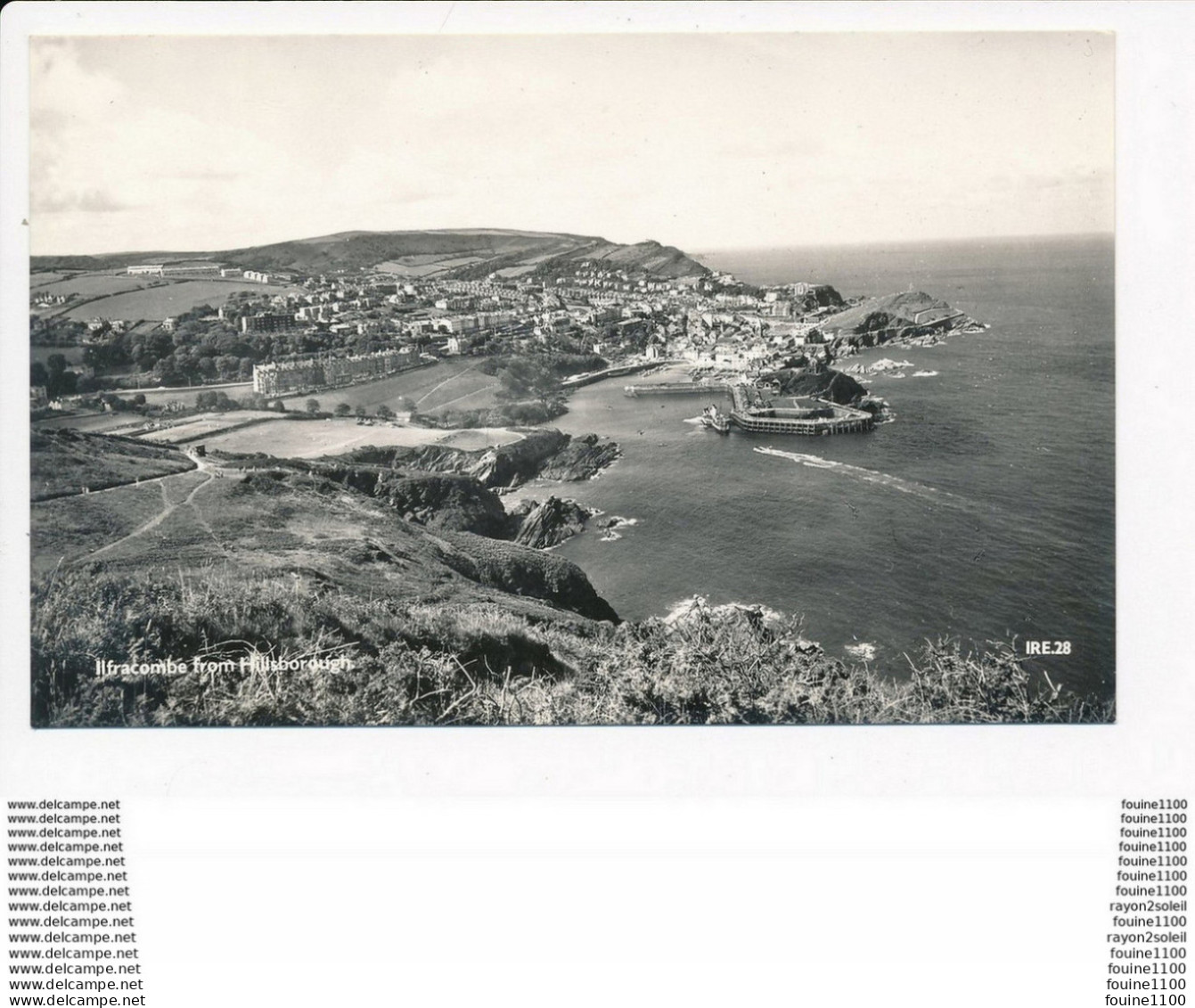 Carte De Ilfracombe From Hillsborough  Devon ( Format C.P.A ) ( Recto Verso ) - Ilfracombe