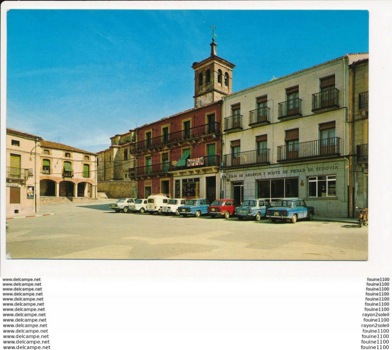 Carte ( Format 15 X 10 Cm )  Segovia CANTAJELO Plaza Del Generalisimo  ( Voiture Auto ) - Segovia