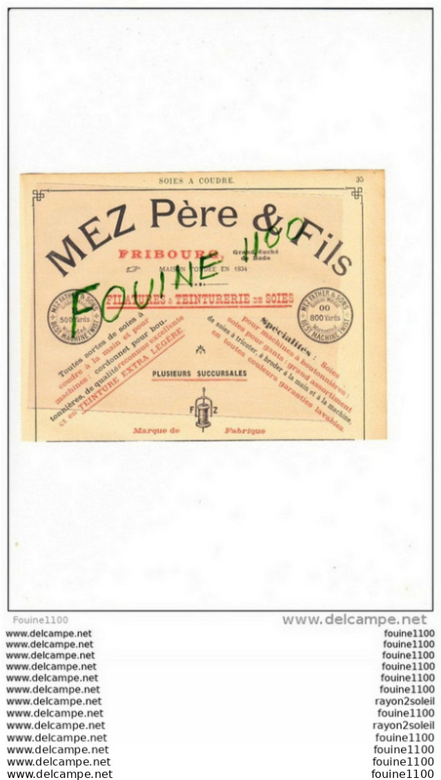 PUB 1900 Presse à Tuiles( Tuilerie ? ) émile Ahrens HALLE A S GERMANY Fabrique De Soie Sonntag WALDKIRCH BRISGAU - 1900 – 1949