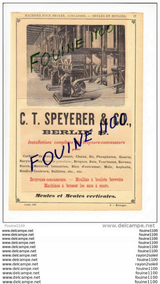 PUB 1900  Bautzener Cartonnagen Maschinen Fabrik à BAUTZEN Keats Maschinen Gesellschaft  FRANCFORT S MEIN - 1900 – 1949