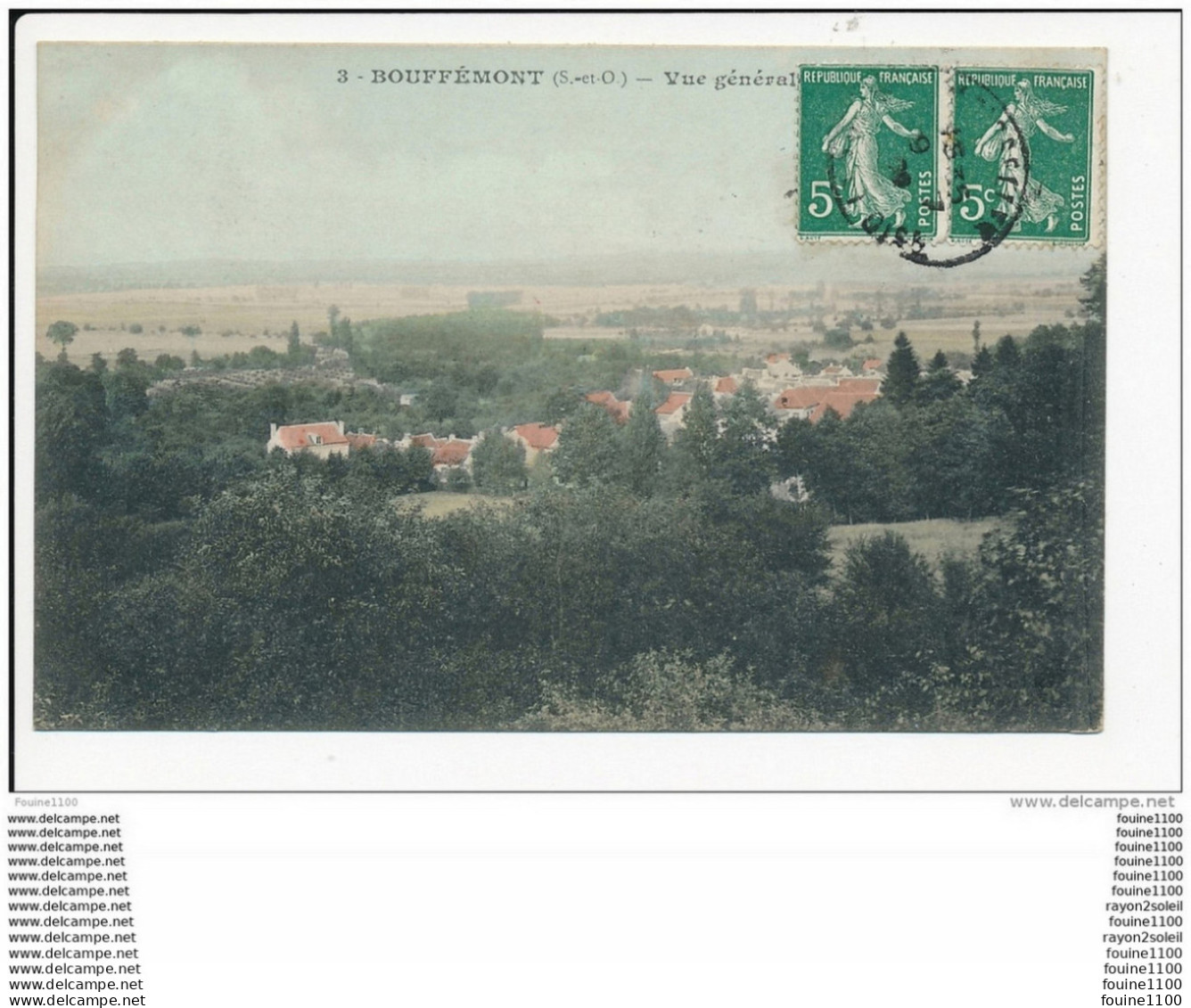 Carte De Bouffémont   ( Recto Verso ) - Bouffémont