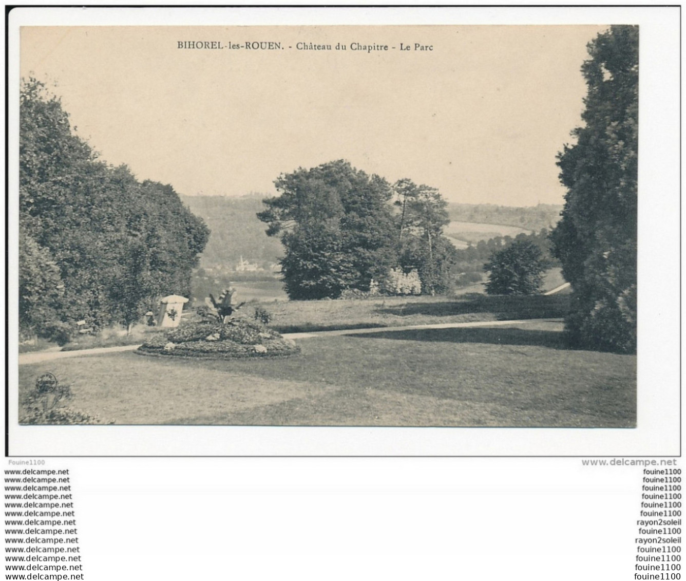 Carte  De Bihorel Les Rouen  Château Du Chapitre Le Parc   ( Recto Verso ) - Bihorel