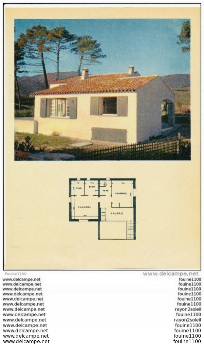 Architecture Ancien Plan D'une Villa A CAVALAIRE ( Architecte BARBIER BOUVET RICHIER  ) - Arquitectura