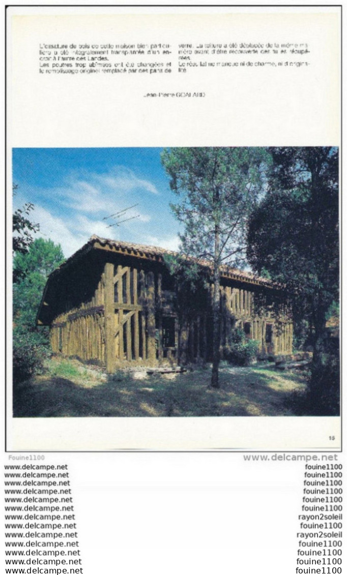 Architecture Plan / Photo D' Une Maison Située à ALCAY ( Près De Tardets ) - Architettura