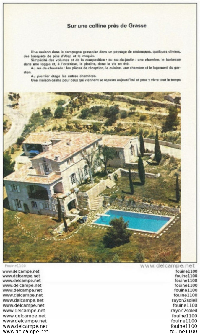 Architecture Plan / Photo D' Une Maison / Villa  Sur Une Colline Près De GRASSE  ( Architecte A. Svetchine à Nice ) - Architektur