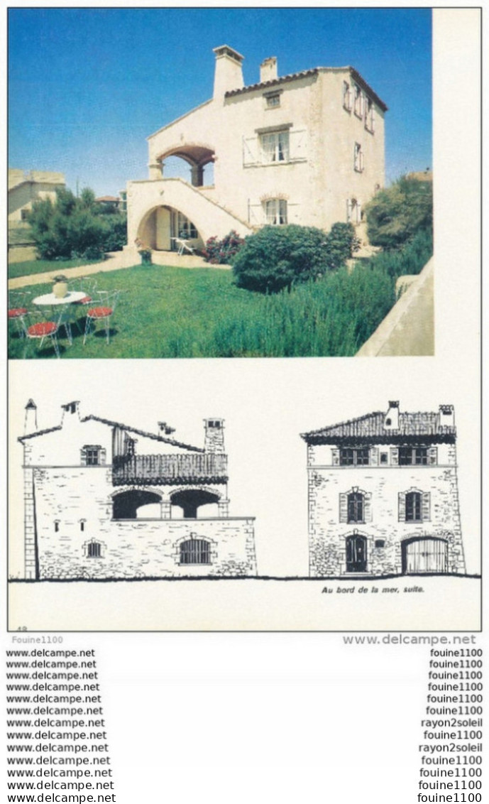 Architecture Plan / Photo D'une Villa Au Bord De La Mer Entre Carnon Et La Grande Motte ( Architecte A. Svetchine à Nice - Architectuur