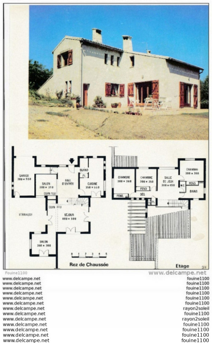 Architecture Plan / Photo D'une Maison / Villa Sur Le Plateau De CASTELLARAS ( Architecte P. Fevrier à Nice ) - Architettura