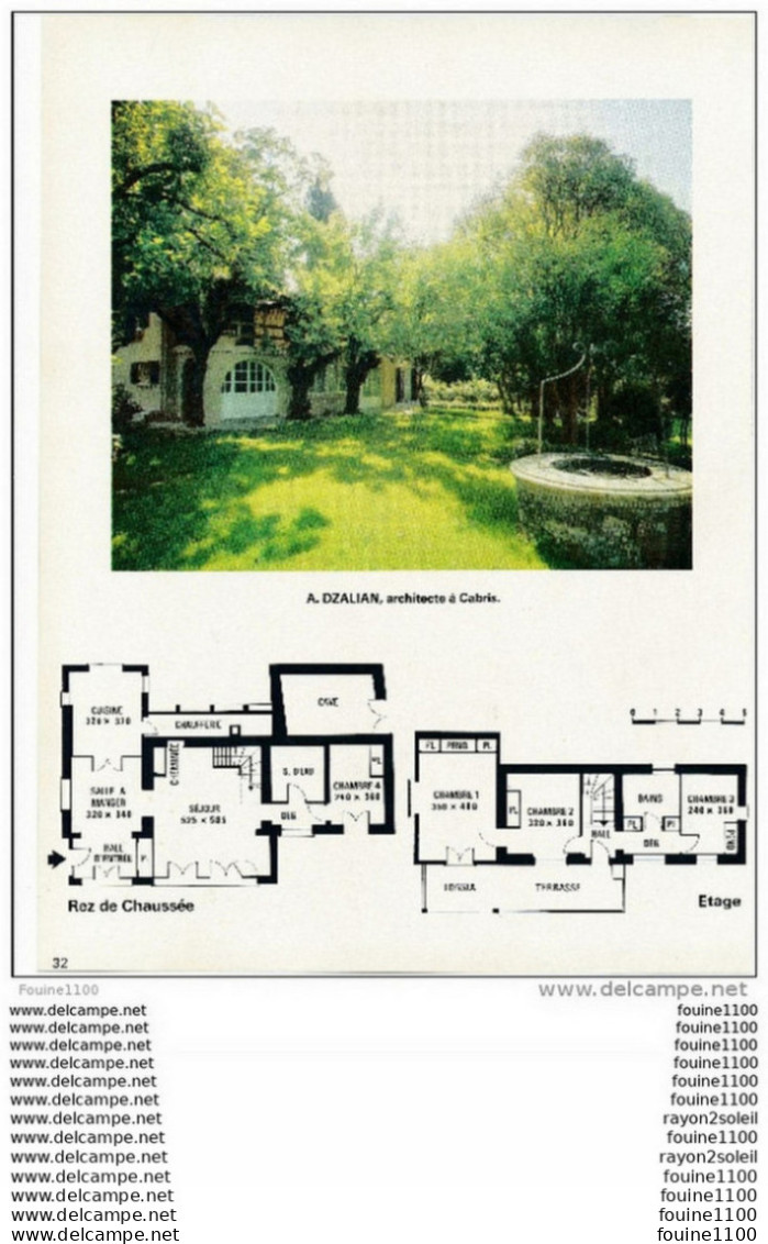 Architecture Plan / Photo D' Une Bergerie Transformée En Habitation ( ( Architecte A. DZALIAN à CABRIS ) - Architettura