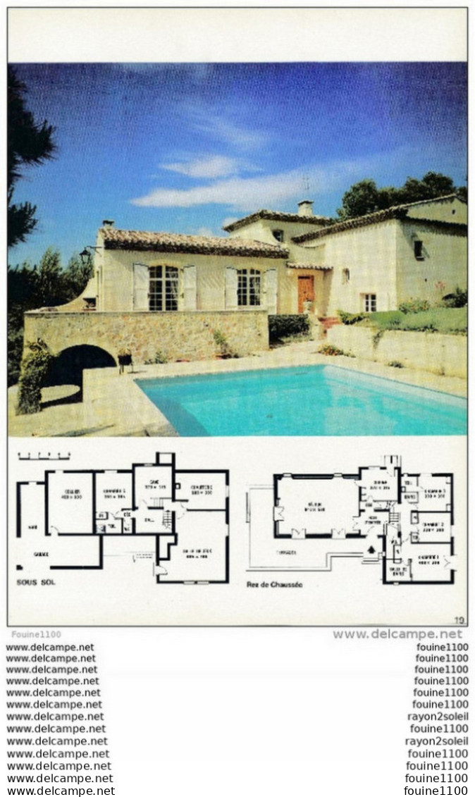 Architecture Plan / Photo D'une Villa / Maison Non Située ( Architecte A. DZALIAN à CABRIS ) - Arquitectura