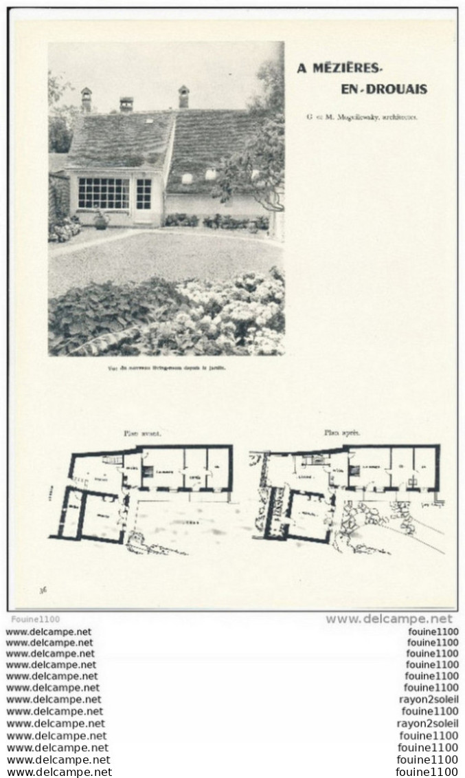 Architecture Plan / Photo D' Une Maison à MEZIERES EN DROUAIS  Après Restauration ( Architecte Moguilewsky ) - Architectuur