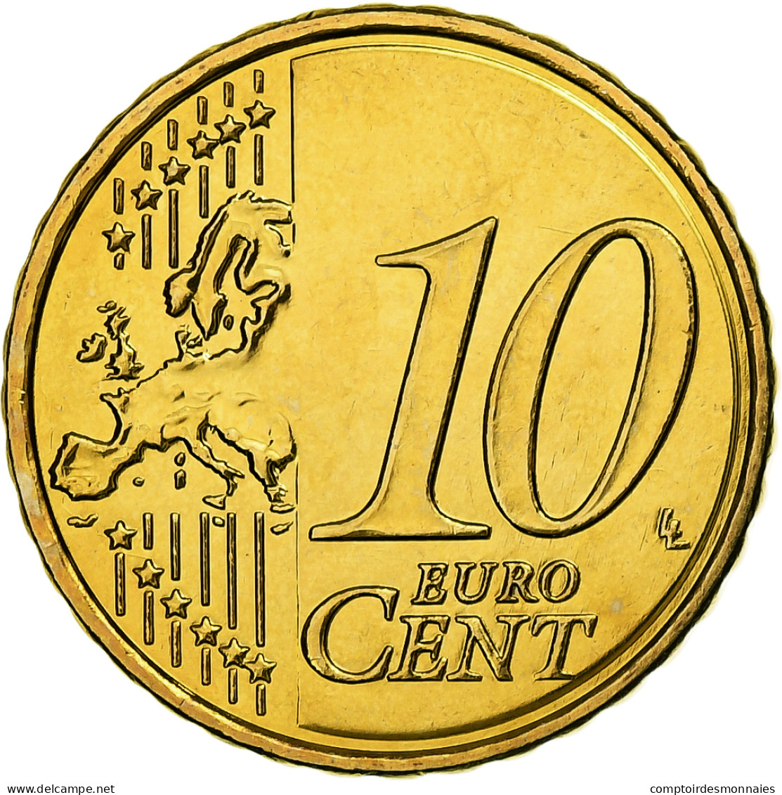 Grèce, 10 Euro Cent, 2008, Athènes, Laiton, FDC, KM:211 - Griechenland