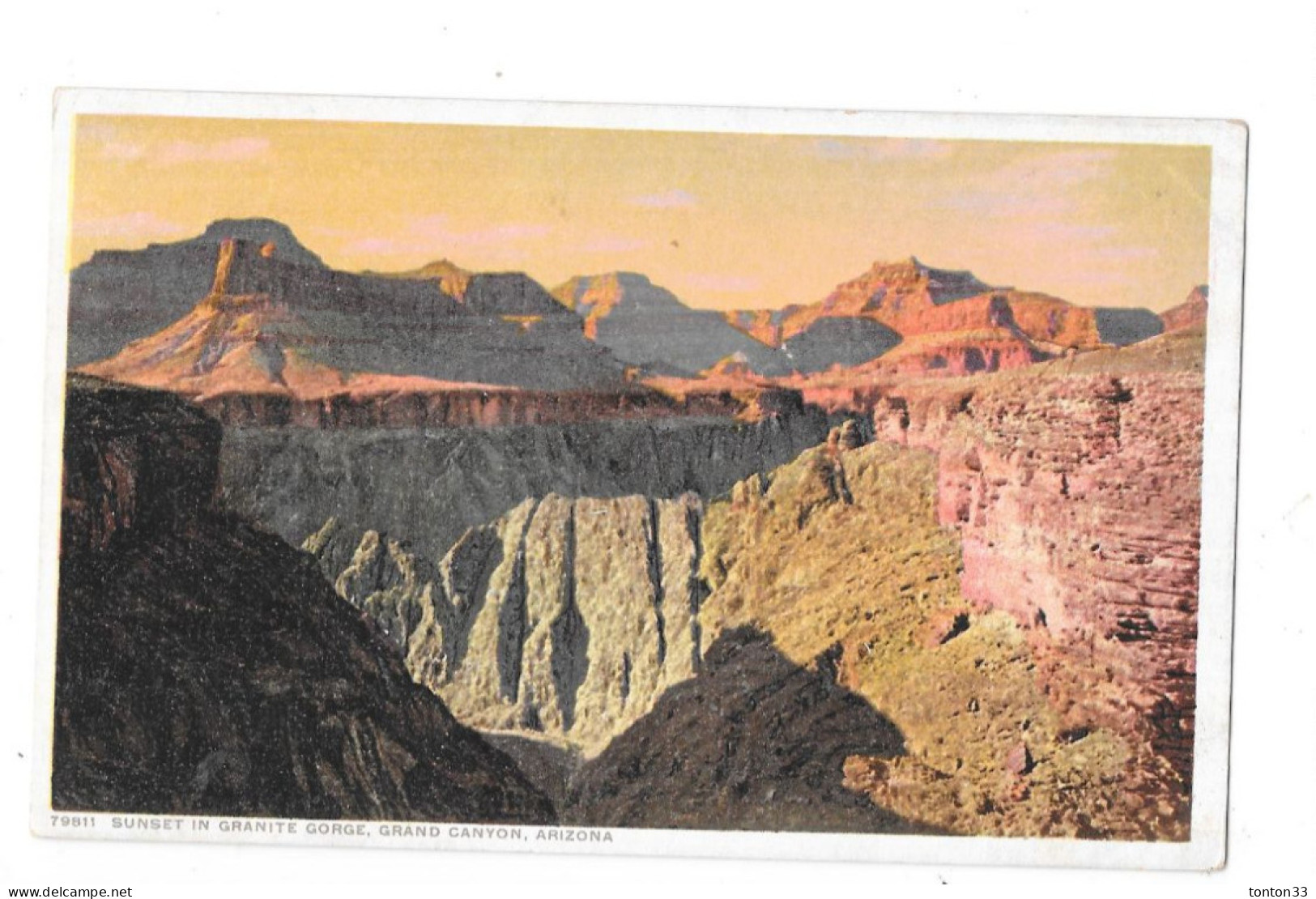 ARIZONA - ETATS UNIS - Sunset In Granite Gorge GRAND CANYON - GEO 4 - - Grand Canyon