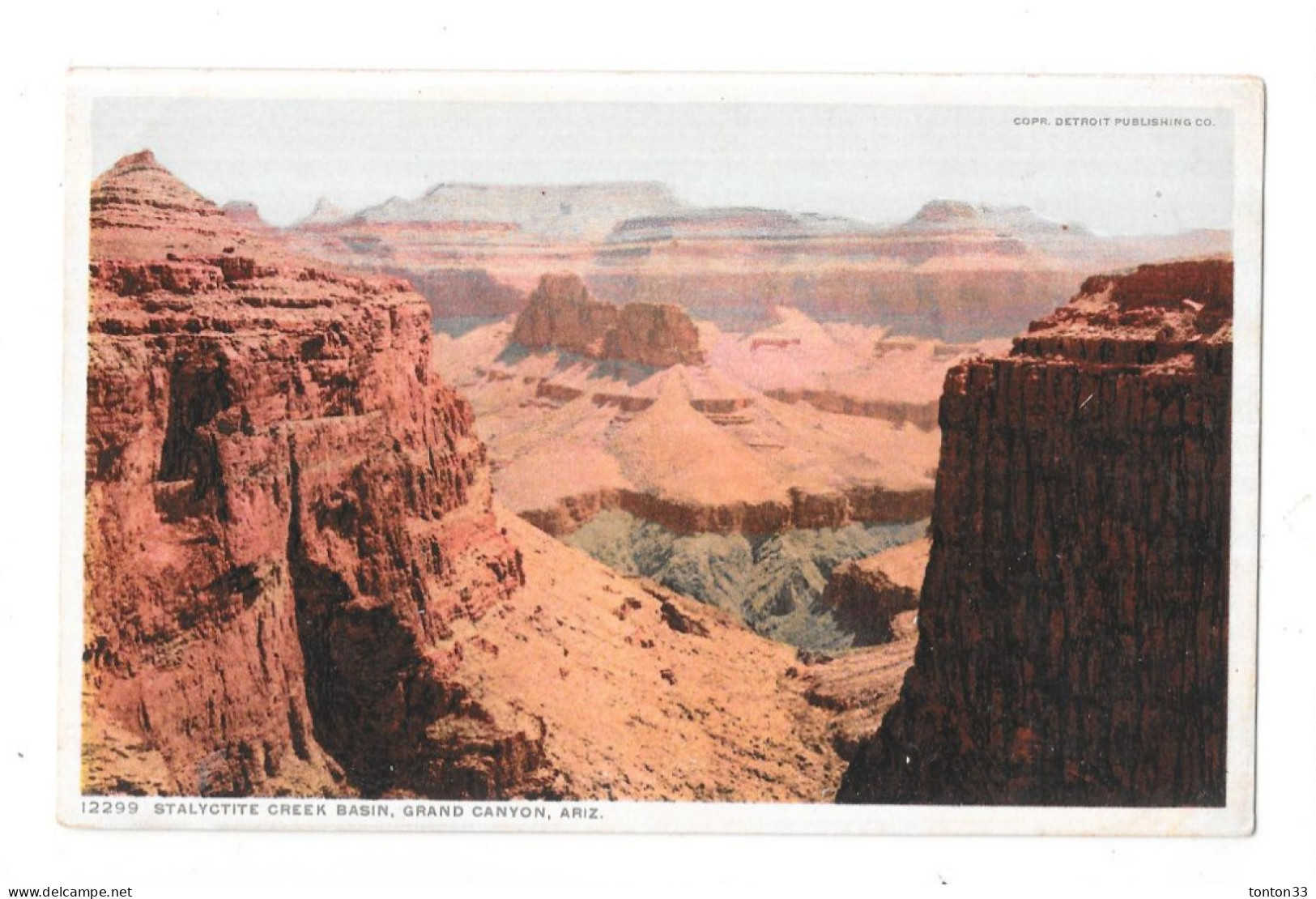 ARIZONA - ETATS UNIS - Stalycitite Creek Basin  GRAND CANYON -  ARIZ - GEO 4 - - Gran Cañon