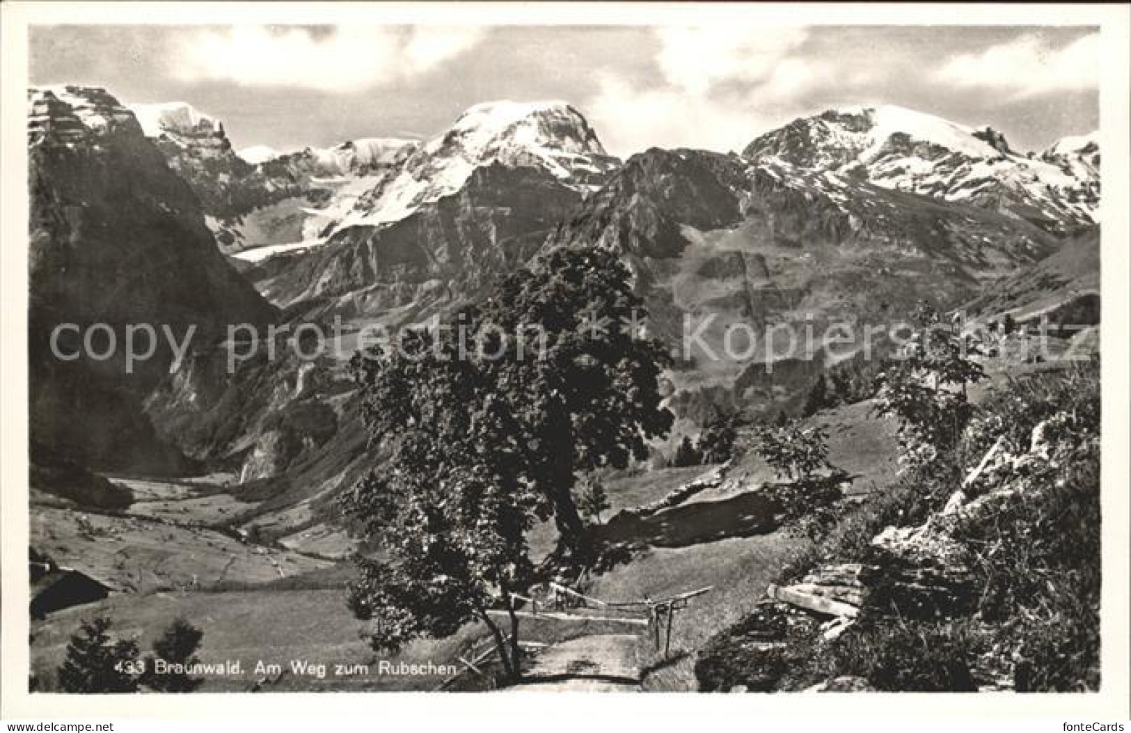 11758680 Braunwald GL Weg Zum Rubschen Braunwald - Autres & Non Classés