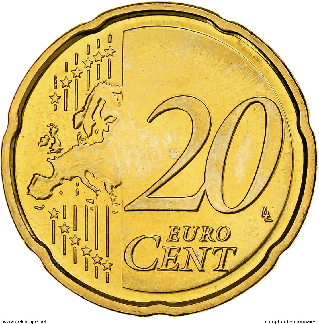 Finlande, 20 Euro Cent, 2010, Vantaa, Laiton, FDC, KM:127 - Finlande