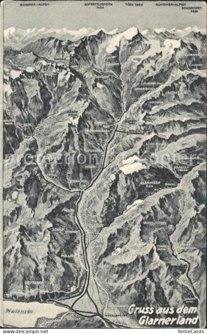 11751060 Glarner Toedi Glarner Alpen Panorama Glarner Toedi - Other & Unclassified