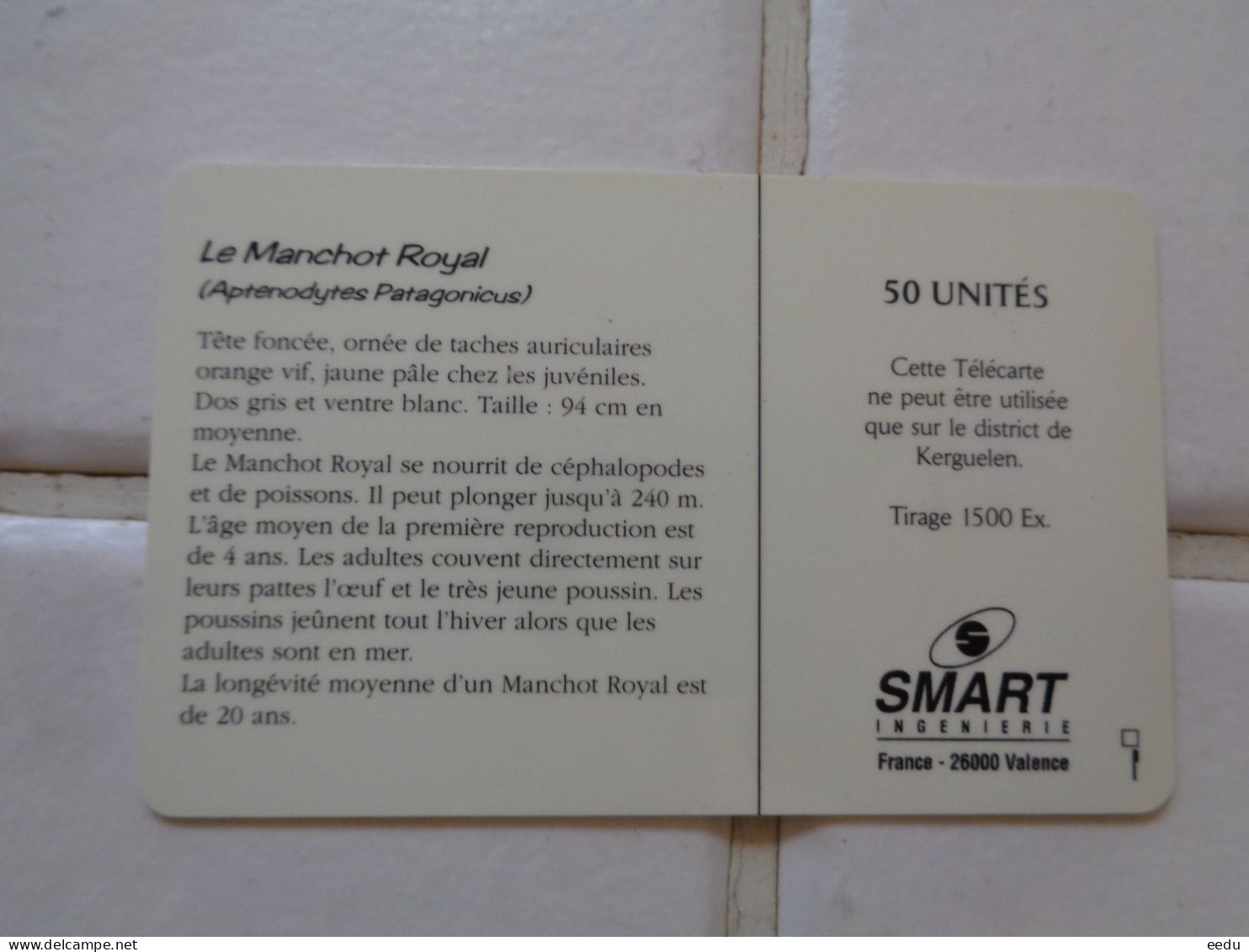 TAAF Phonecard - TAAF - Terres Australes Antarctiques Françaises