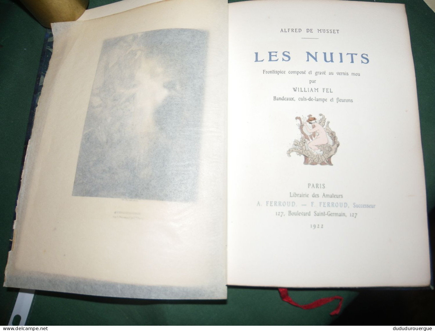 ALFRED  DE MUSSET : LES NUITS - Autori Francesi