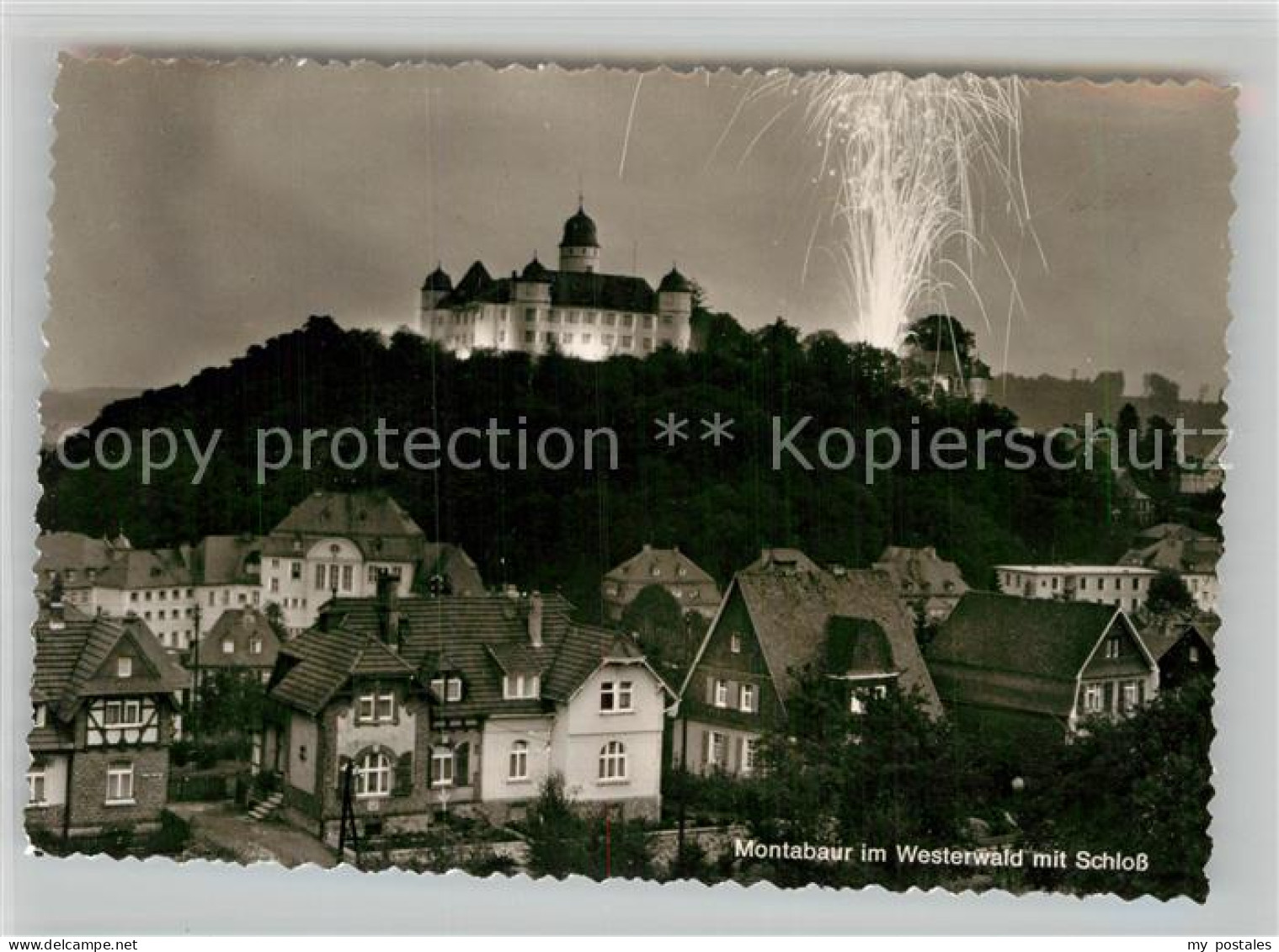 42911701 Montabaur Westerwald Teilansicht Mit Schloss Montabaur Westerwald - Montabaur