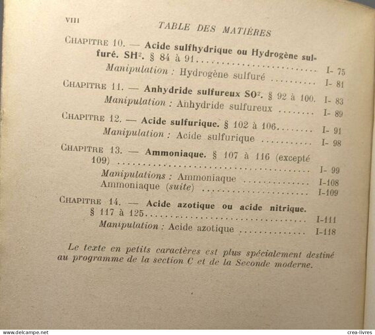 Chimie Classe De Seconde Classique A Et B / Enseignement Secondaire - Non Classés