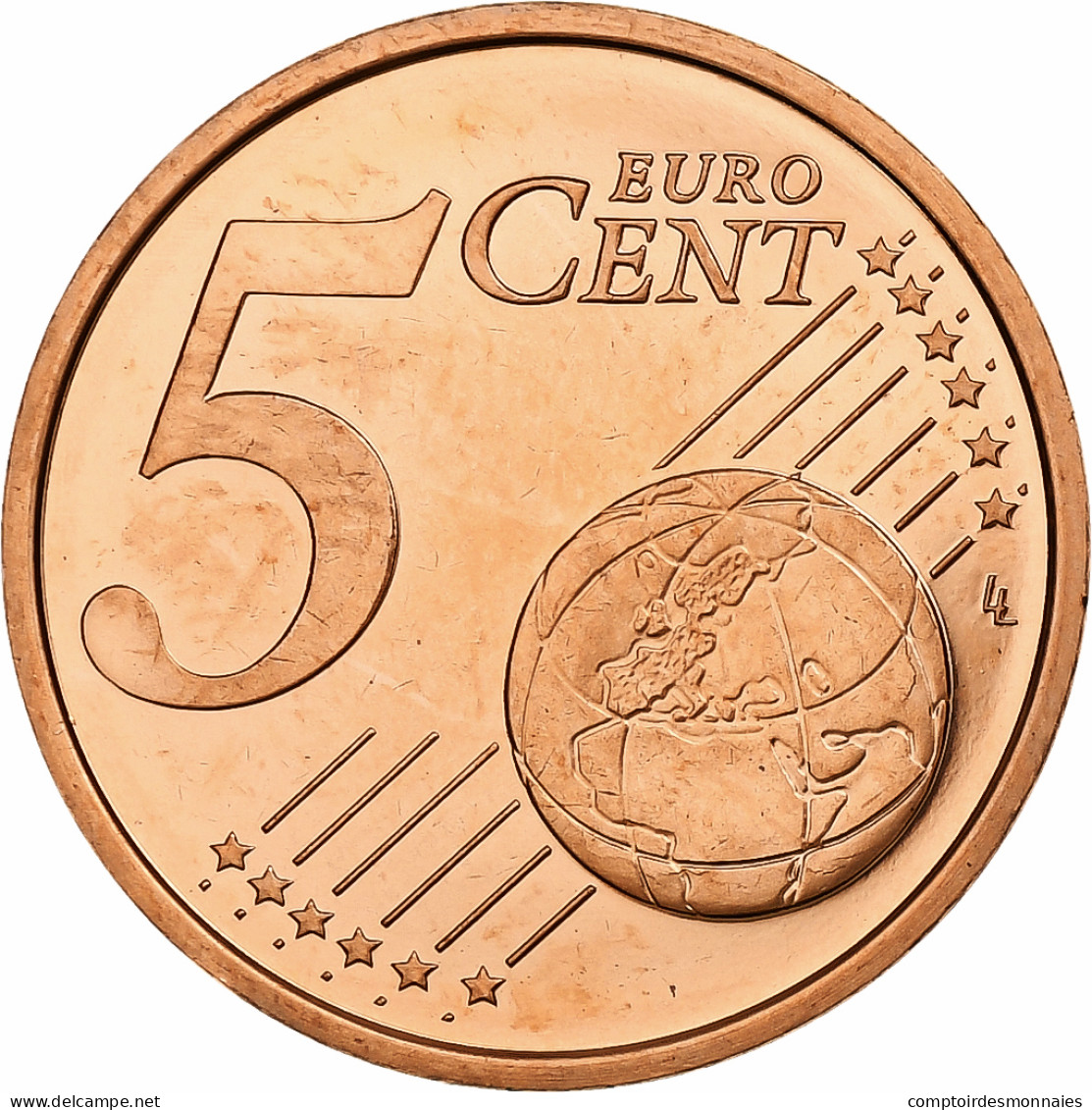 Chypre, 5 Euro Cent, 2009, Cuivre Plaqué Acier, FDC, KM:80 - Chypre