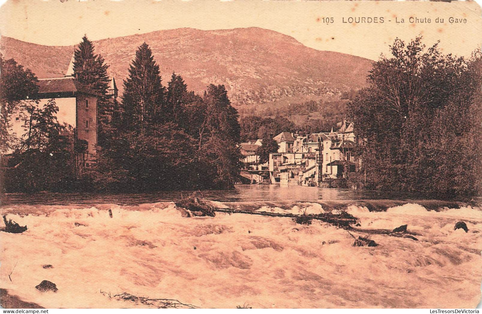 FRANCE - Lourdes - La Chute Du Gave - Carte Postale Ancienne - Lourdes